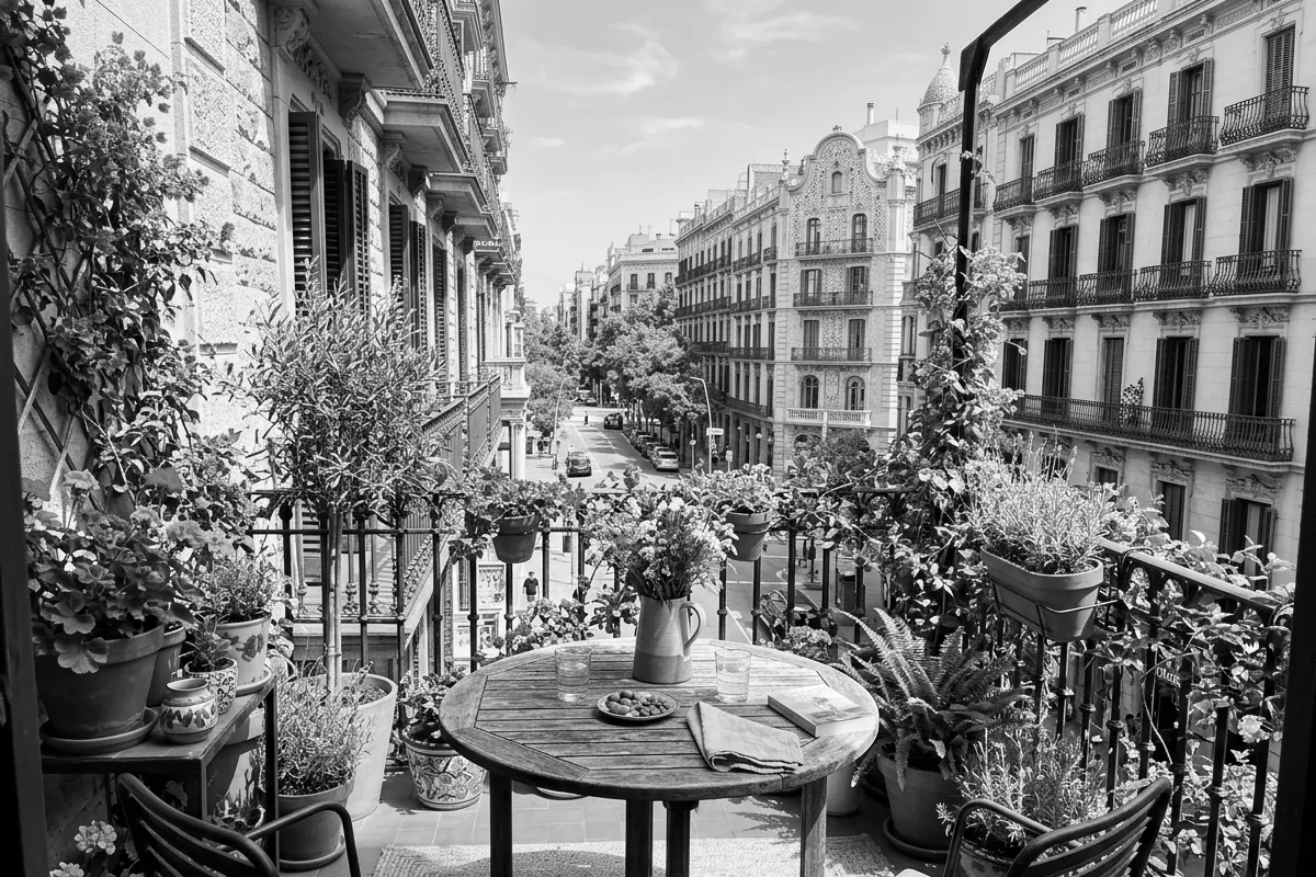 Vivienda rehabilitada en Gràcia