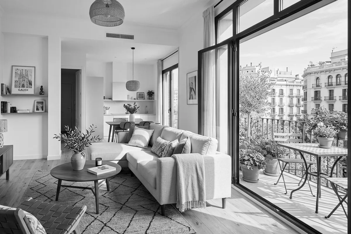 Vivienda rehabilitada en Poblenou